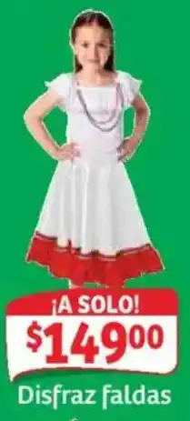 Soriana Híper Disfraz faldas oferta
