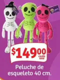 Soriana Híper Peluche de esqueleto oferta