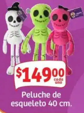 Soriana Híper Peluche de esqueleto oferta