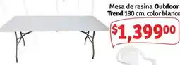 Soriana Híper Mesa de resina Outdoor Trend oferta