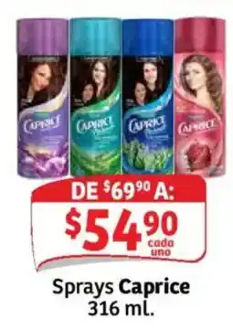 Soriana Híper Sprays Caprice oferta