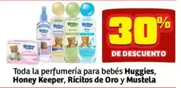 Soriana Híper Huggies Honey Keeper Ricitos de Oro Mustela oferta