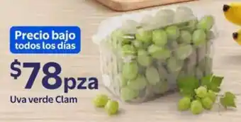 Walmart Express Uva verde Clam oferta