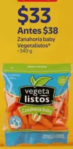 Walmart Express vegetalistos zanahoria baby oferta