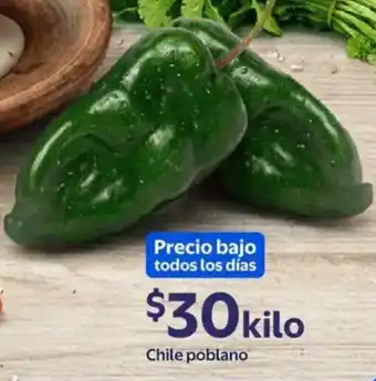 Walmart Express Chile poblano oferta