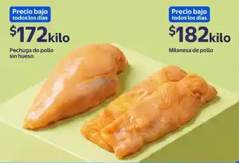 Walmart Express Pechuga de pollo sin hueso oferta