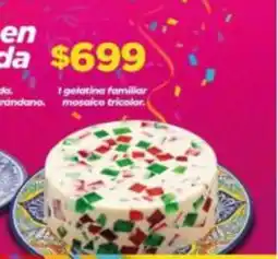 Super kompras Gelatina familiar mosaico tricolor oferta