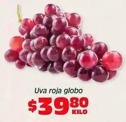 Soriana Híper Uva roja globo oferta