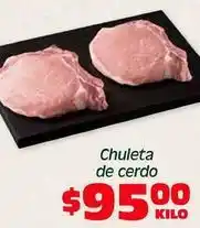 Soriana Híper Chuleta de cerdo oferta