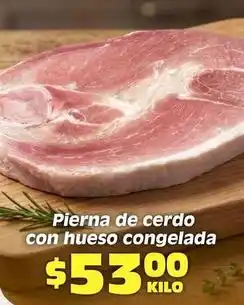 Soriana Híper Pierna de cerdo con hueso congelada oferta