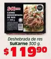 Soriana Híper Sukarne - carne deshebrada de res oferta