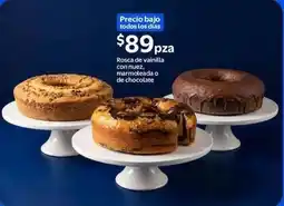Walmart Rosca de vainilla con nuez, marmoleada o de chocolate oferta