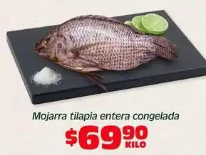 Soriana Híper Mojarra tilapia entera congelada oferta
