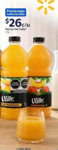 Walmart Del valle - néctar oferta
