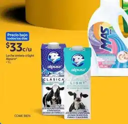Walmart Alpura - leche entera o light oferta