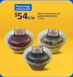 Walmart Marketside - mousse de queso con galleta oferta