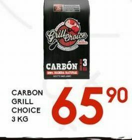 Alsuper Carbón vegetal grill choice 3kg oferta