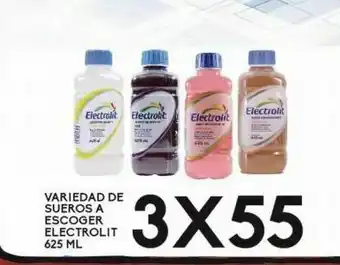 Sueros electrolit 625ml a escoger x3
