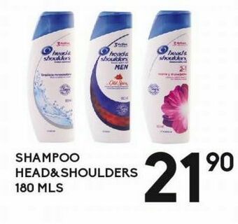Alsuper Shampoo head & shoulders 180ml oferta