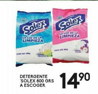 Alsuper Detergente solex 800g oferta