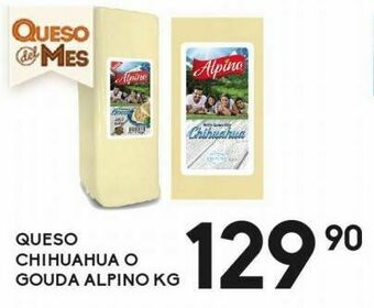 Alsuper Queso chihuahua o gouda alpino kg oferta