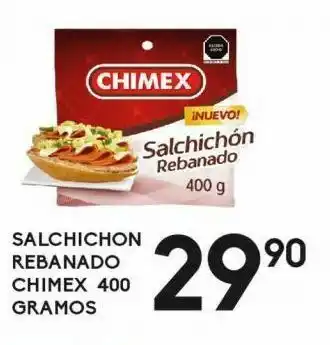 Alsuper Salchichón rebanado chimex 400g oferta