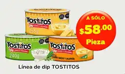 Super Aki Línea de dip TOSTITOS oferta
