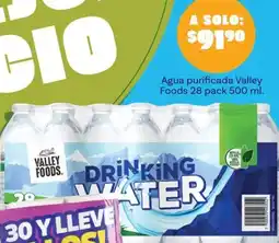 Soriana Mercado Valley Foods drinking water oferta