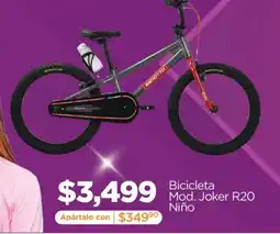 Chedraui Bicicleta Mod. Joker R20 Niño oferta