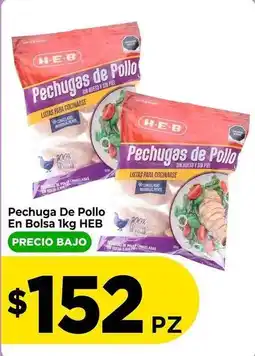 HEB Heb - pechuga de pollo en bolsa oferta