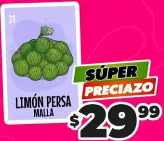 Limón persa malla