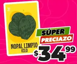 Merco Nopal limpio kilo oferta