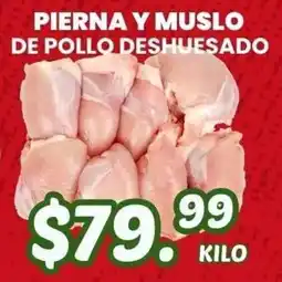 Guajardo pierna y muslo de pollo deshuesado oferta