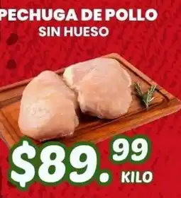 Guajardo pechuga de pollo sin hueso oferta