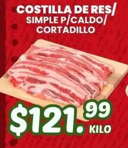 Guajardo costilla de res oferta