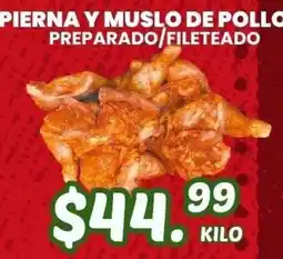 Guajardo Pierna y muslo de pollo preparado/fileteado oferta
