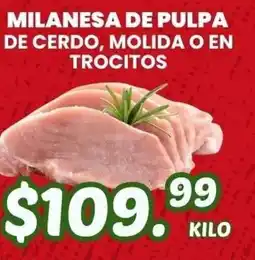 Guajardo Milanesa de pulpa de cerdo molida o en trocitos oferta