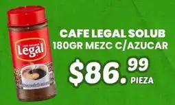 Guajardo Legal cafe soluble mezclado con azucar oferta