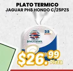 Guajardo Jaguar plato termico ph8 hondo oferta