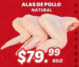 Guajardo Alas de pollo natural oferta