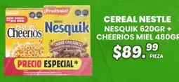 Guajardo Cereal nestle nesquik cheerios miel oferta