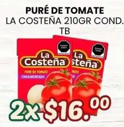 Guajardo La Costeña puré de tomate condimentado oferta
