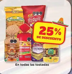 Super Aki La Lupita Triangulitos Del Hogar Mission Milpa Real Tostadas Arcos Tostadas oferta