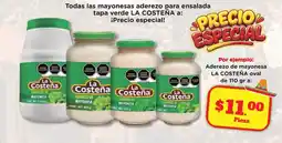 Super Aki La Costeña aderezo de mayonesa oferta
