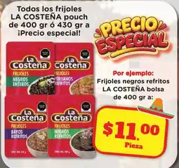 Super Aki La Costeña frijoles oferta
