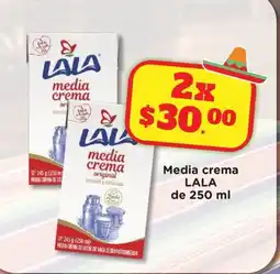 Super Aki Media crema LALA oferta