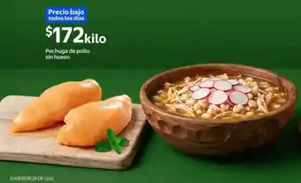Pechuga de pollo sin hueso