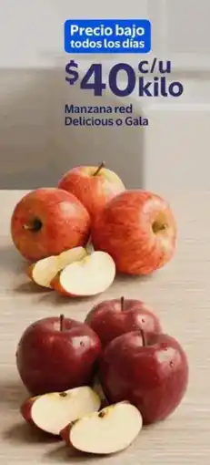 Walmart Express Manzana red Delicious o Gala oferta