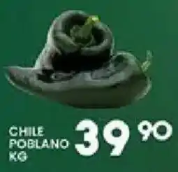 Alsuper chile poblano oferta