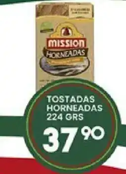 Alsuper mission tostadas horneadas oferta